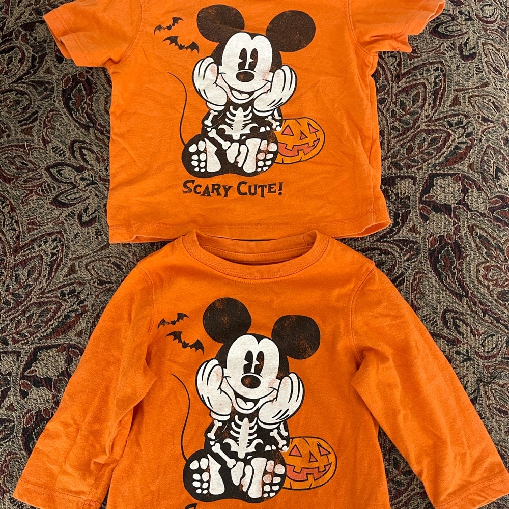 Mickey infant Halloween shirts